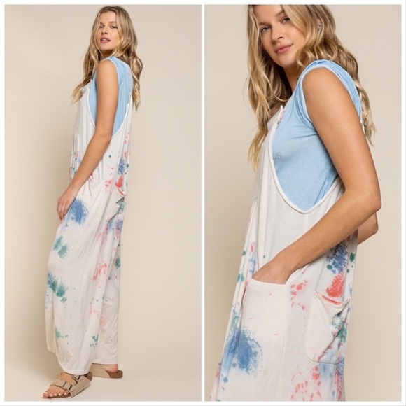 POL Paint the Town Dyed Overalls - Picture 8 of 13